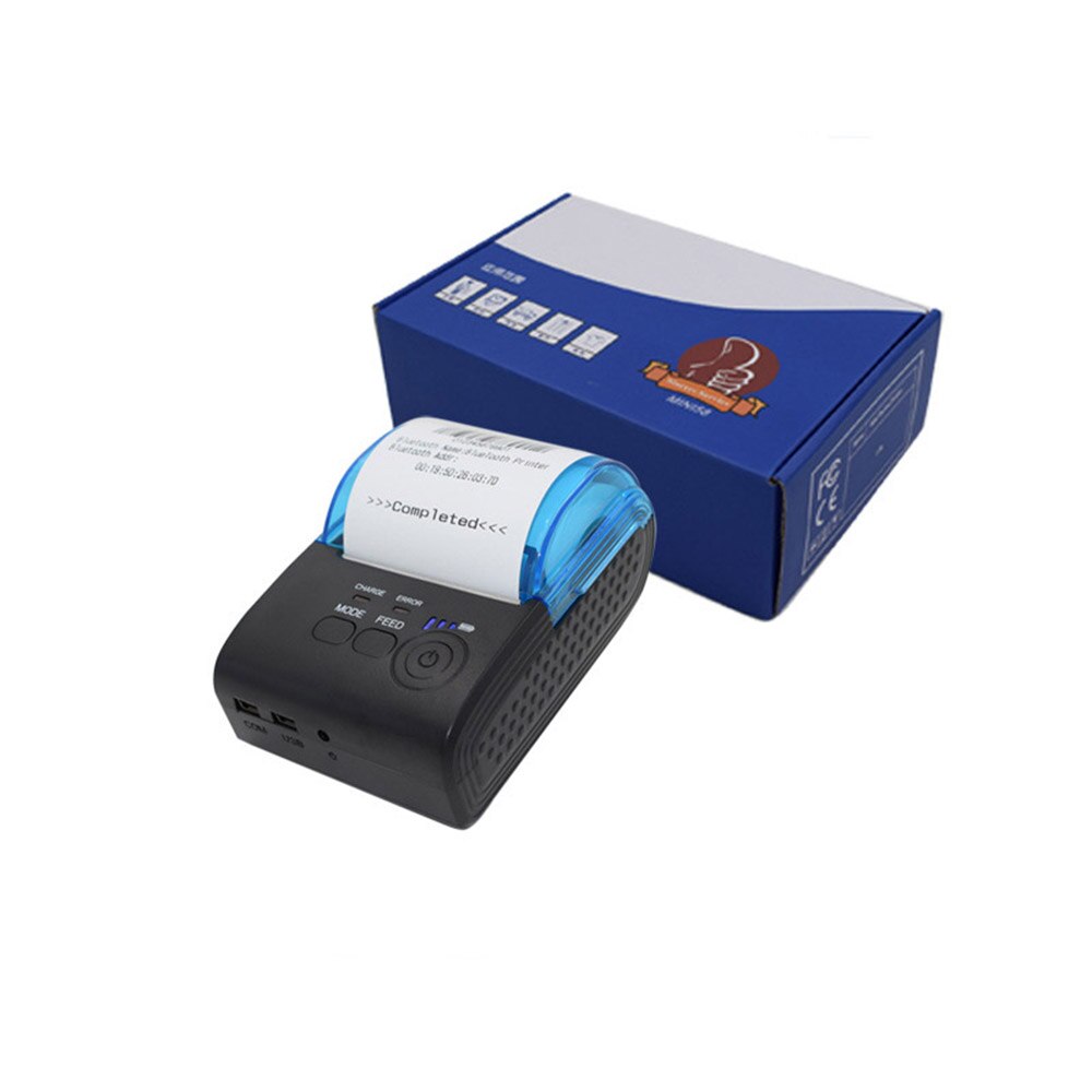 Thermal label printer POS Thermal Printer Mini 58mm USB POS Receipt Printer For Resaurant and Supermarket