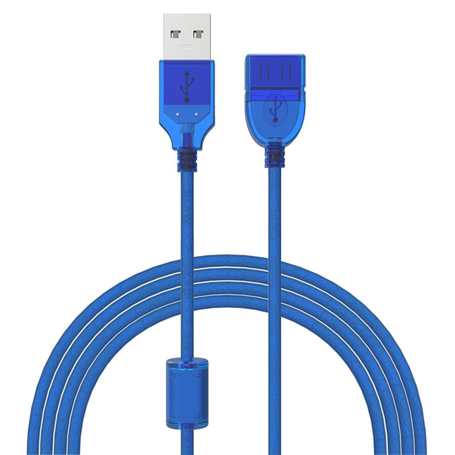 Usb 2.0- kabel usb 2.0- udvidelsesforlænger mand til kvinde cabo usb-datakabler til pc-tastaturprinter kamera musespilcontroller