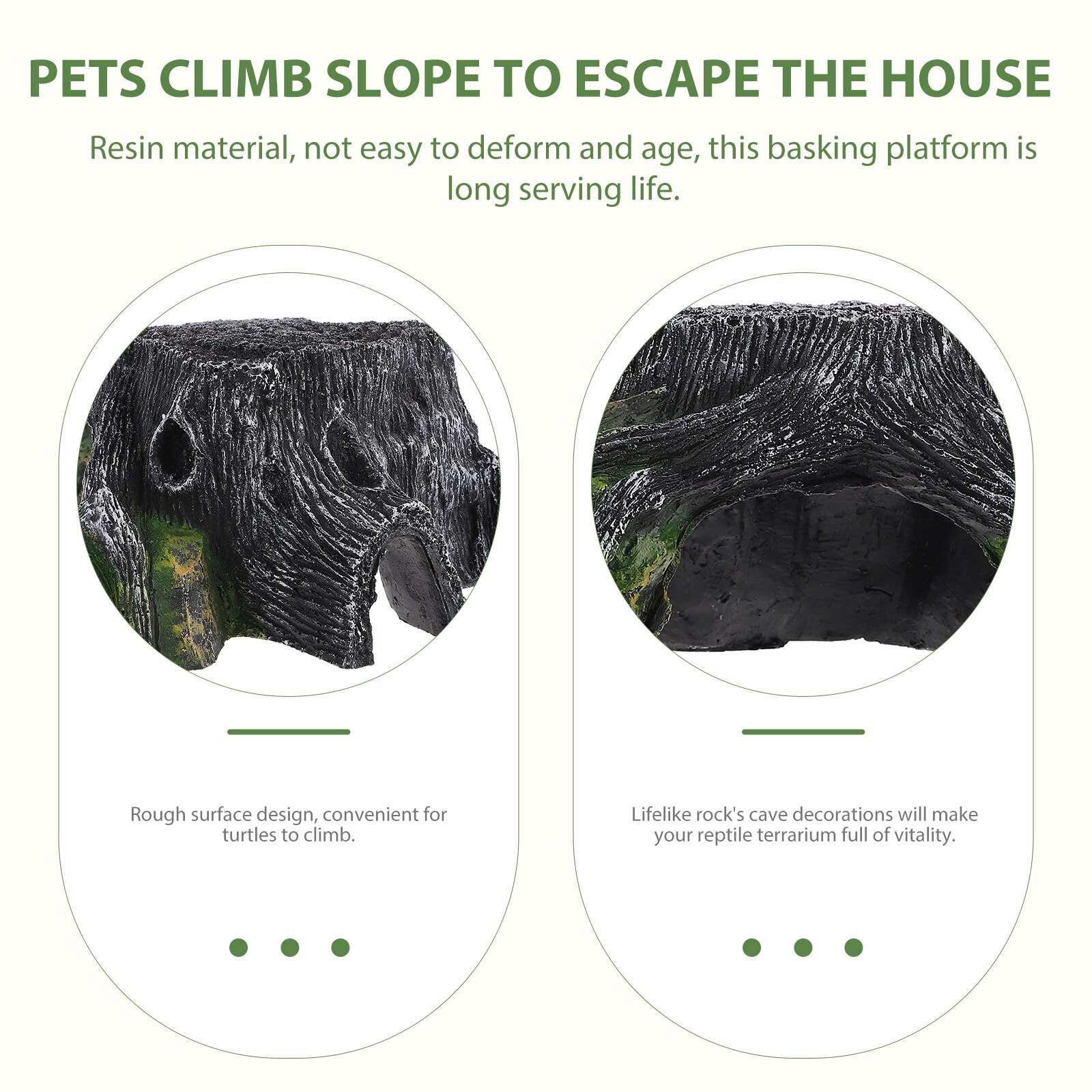 Desktop Turtle Ramp Decorative Basking Platform Household Turtle Dock Tortoise Supply