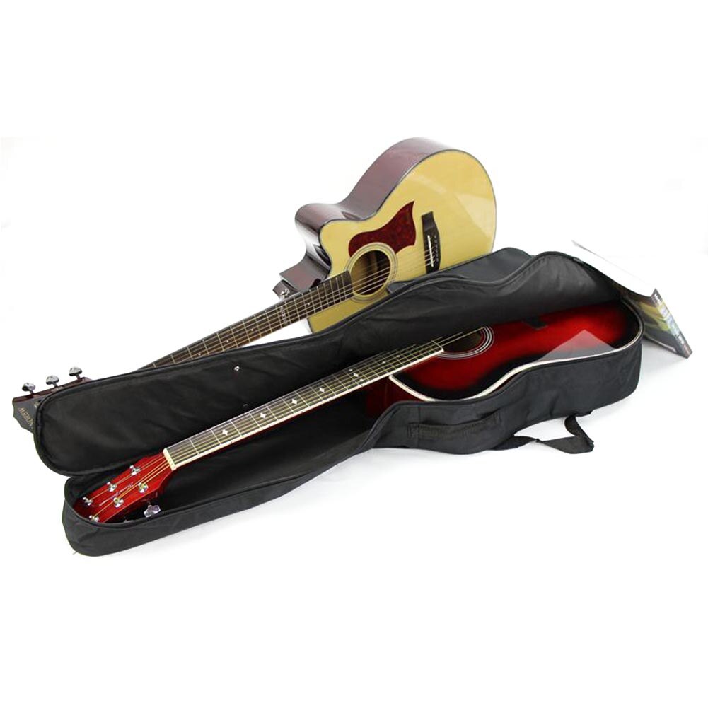 Tragbare 38-41 Zoll Akustische Klassische Gitarre Tasche Doppel Gurte Gepolstert Verdicken Weiche fallen Gitarren Rucksack WF 668