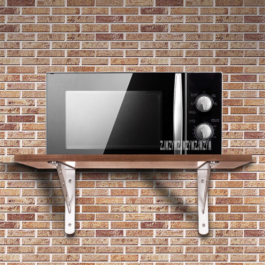 2pcs/lot Thicken Stainless Steel Triangular Bracket Load-bearing Wall Laminates Bracket Wall Partition Support Frame 50-100kg