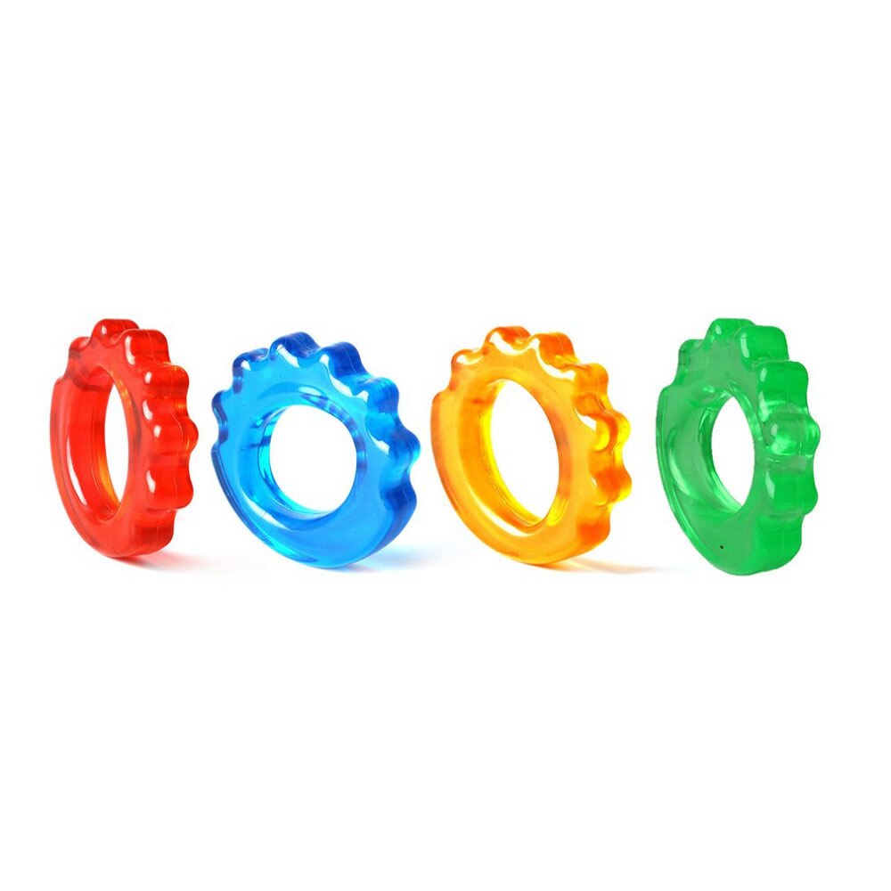 1Pcs Byepain Hand Exerciser Ringen Pvc Ringen Muscle Power Training Loops Expander Training Sport Exerciser Vinger