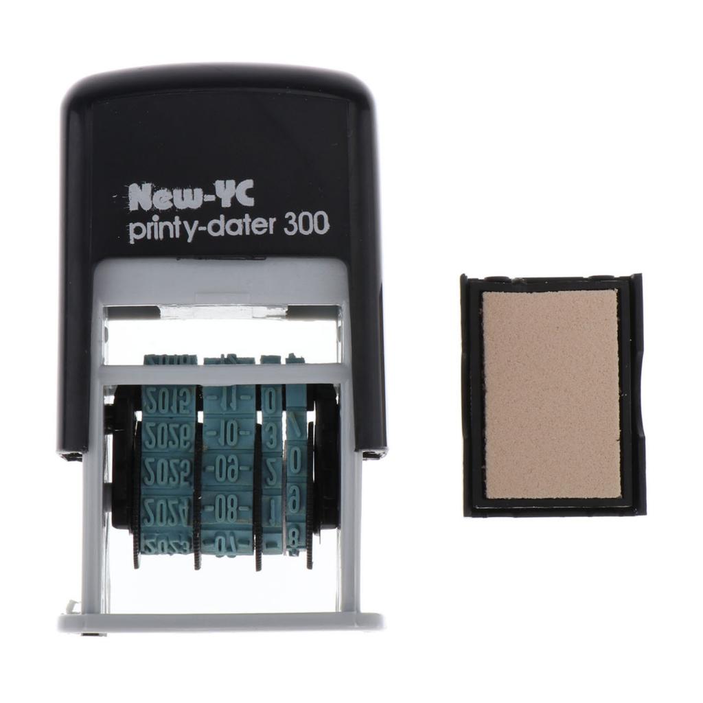 Self-Inking Date Stamp Business Stationary Stamp H-4mm For Due Date