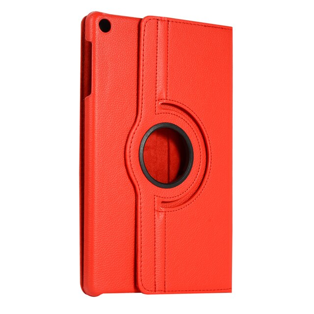 360 obrotowy pokrowiec na Samsung Galaxy Tab A 10.1 2019 T510 T515 SM-T510 SM-T515 Tablet Funda pokrywa dla Samsung Tab A 10.1 2019: Red