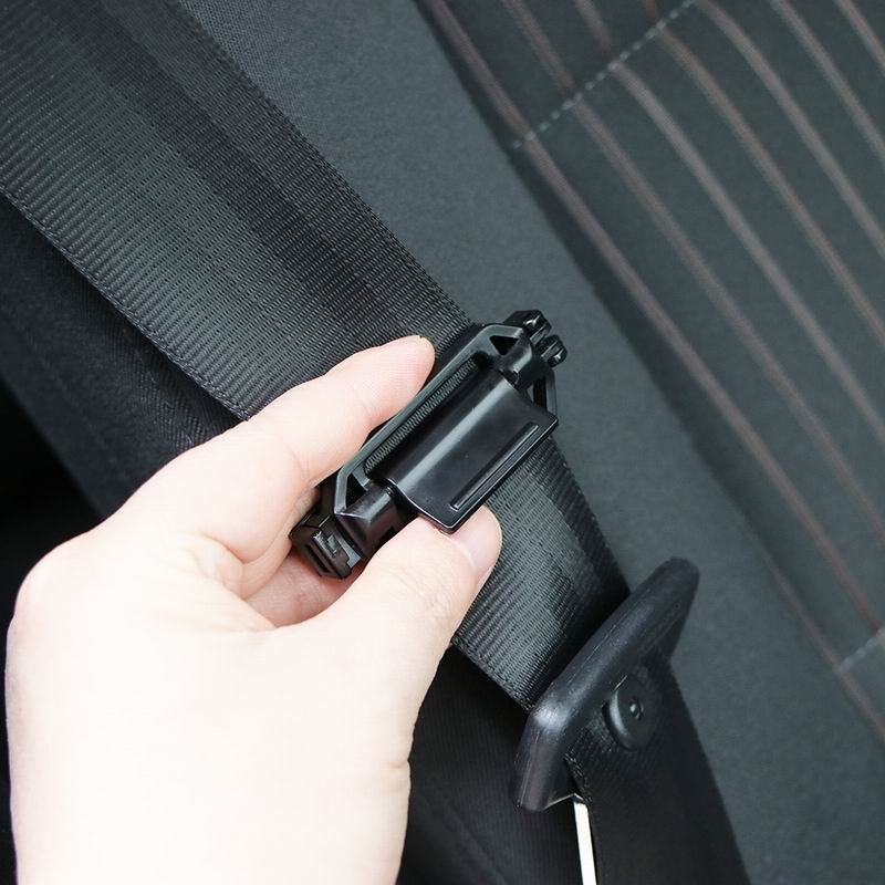 2 stk plastik bil sikkerhedssele stop afstand grænse clips auto universal holder sele stop clips til biltilbehør