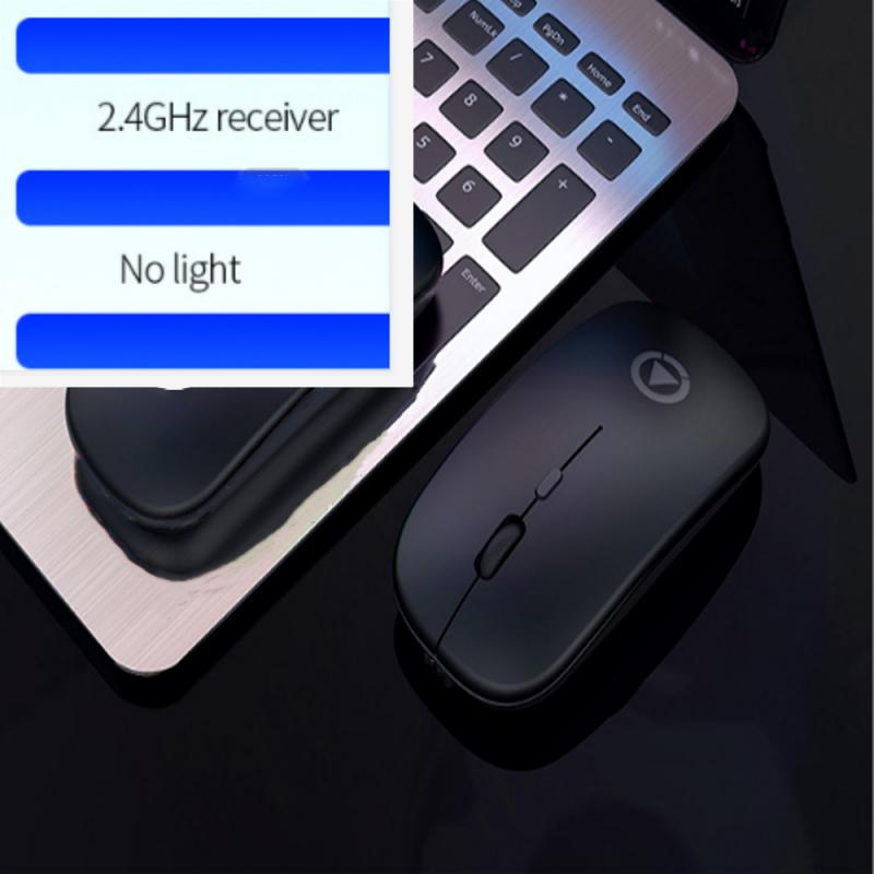 4 Colors 1600 DPI Silent Wireless Mouse ComputerMause Rechargeable Ergonomic Mouse 2.4Ghz USB Optical Mice For Desktop Laptop PC