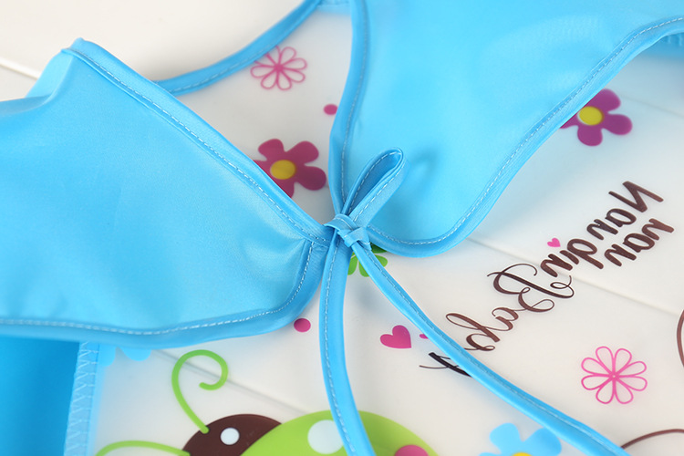 Nette Baby Lätzchen Wasserdicht Langarm Schürze Kinder Fütterung Kittel Lätzchen Spuck Kleidung Weiche Essen Kleinkind Baberos Bavoir Kleidung