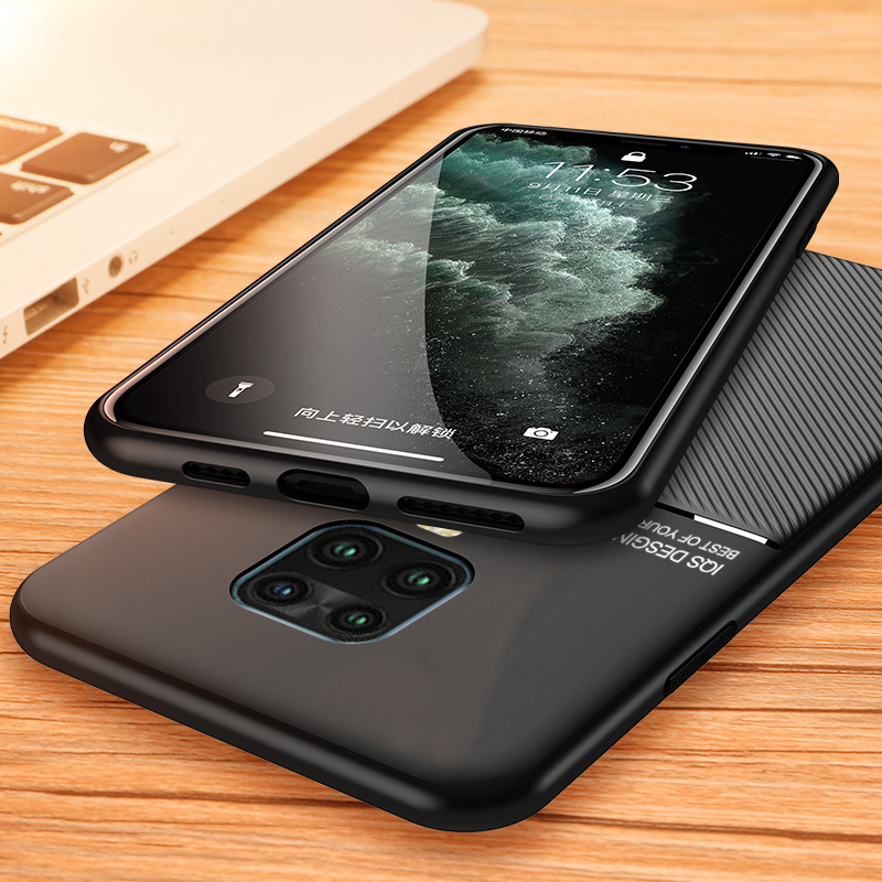 Funda magnética de cuero para coche, carcasa de Marco suave para Xiaomi Redmi Note 9 Pro, 9S, Note 9 Pro Max
