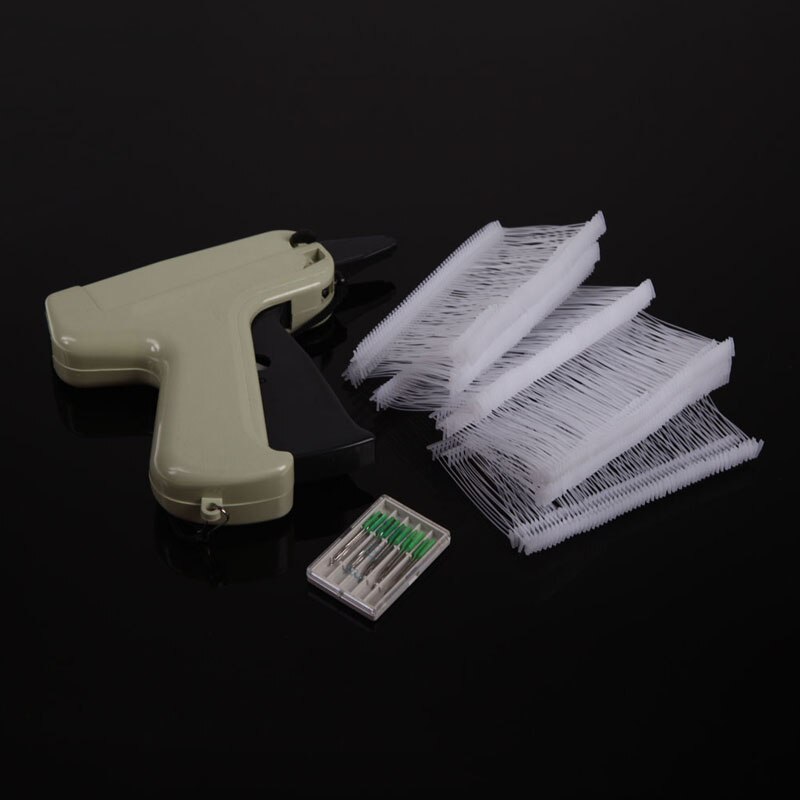 Prijskaartje Machine 1000 Weerhaken En 5 Naalden Kledingstuk Handwerk Tagging Guns Set Handleiding Kleding Naaien Ambacht Gereedschap