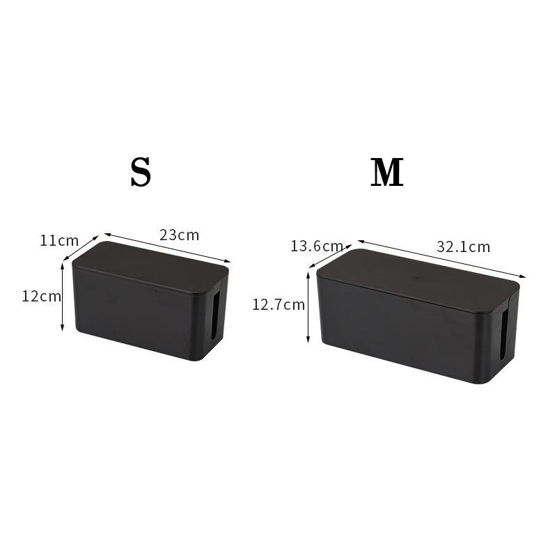 Pojemnik z drutu z tworzywa sztucznego pojemnik robić chowania kabli skrzynka przyłączowa schowek na kable potrzeby domowe Dom dekoracje Organizer