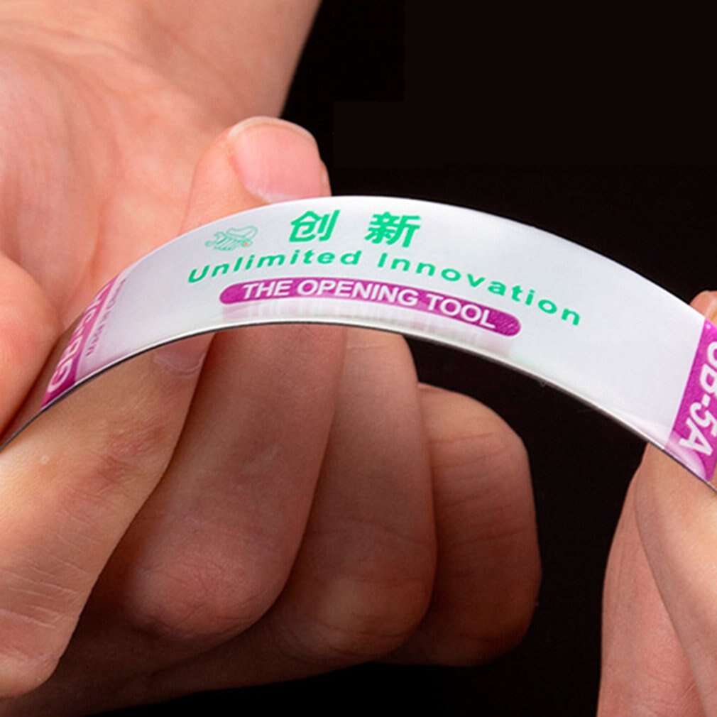 1 Pcs strumento di apertura dello schermo LCD a lama sottile in acciaio inossidabile morbido per il Kit di riparazione del Touch Screen del telefono cellulare fetta di leva