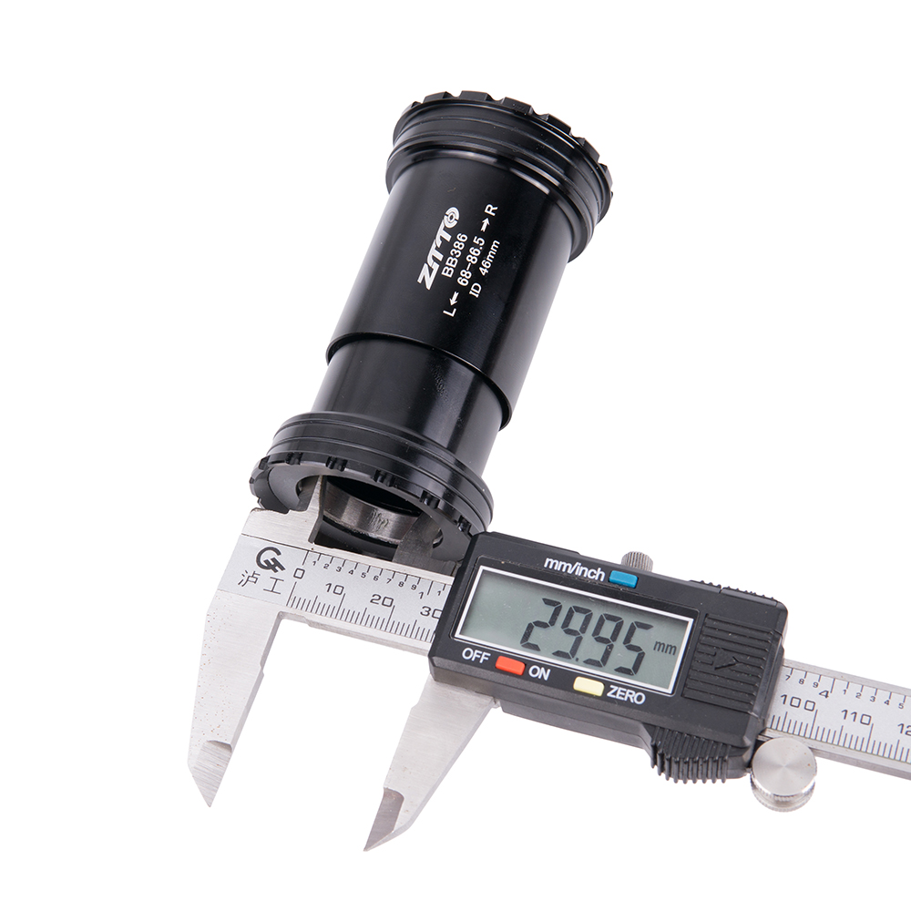 ZTTO MTB Road Bike Parts BB386 30 PF30 Axle Ceramic Adapter Bicycle Press Fit Bottom BB30 30mm Crankset Chainset Brackets