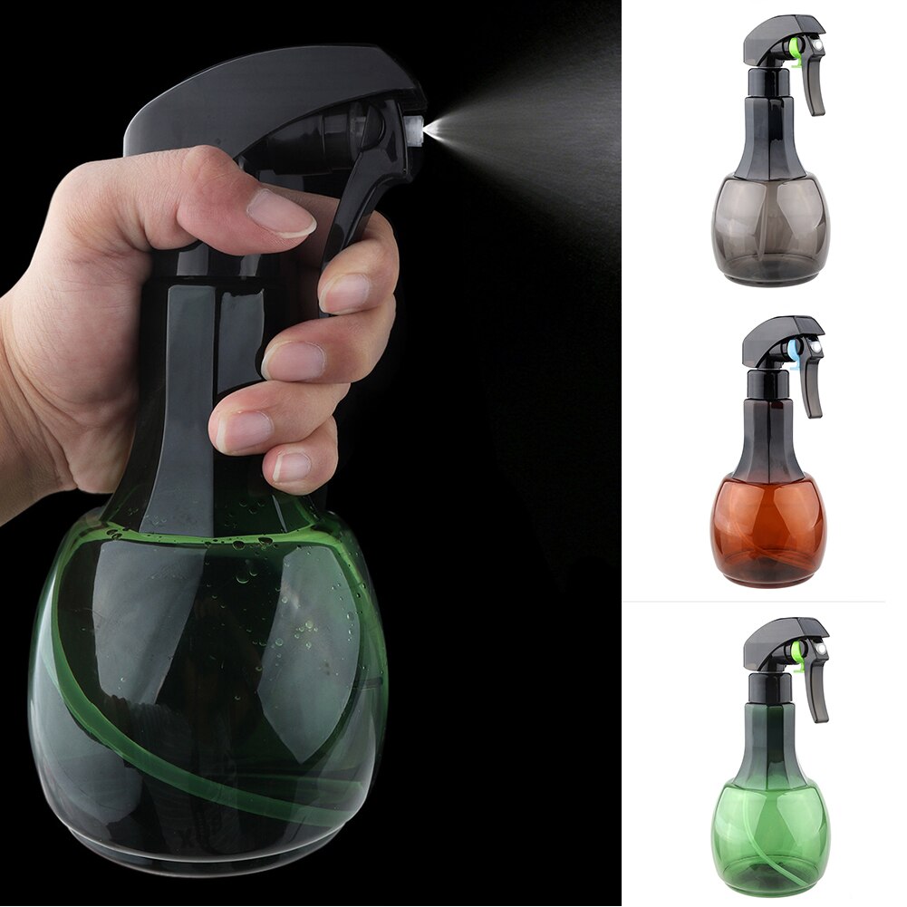 Recargable de 400ml niebla fina botella de pulverizador para cabello vacío maquillaje humedad del atomizador de la niebla botellas con atomizador pelo peluquería herramientas