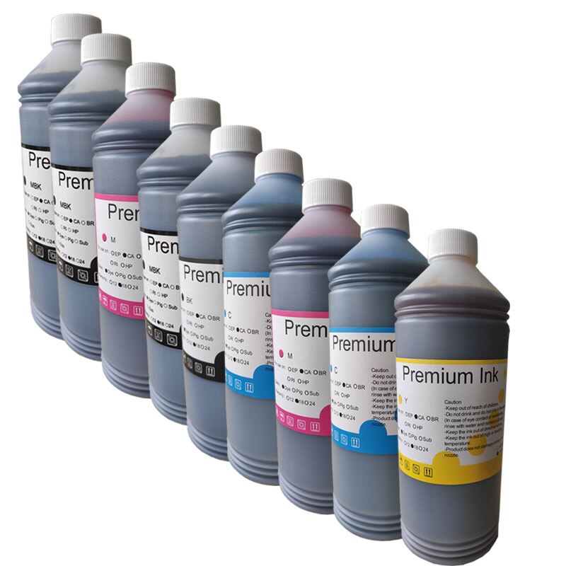 1000ml Premium Water-based Dye Refill Ink for Epson P600 P800 Ink-jet Printer