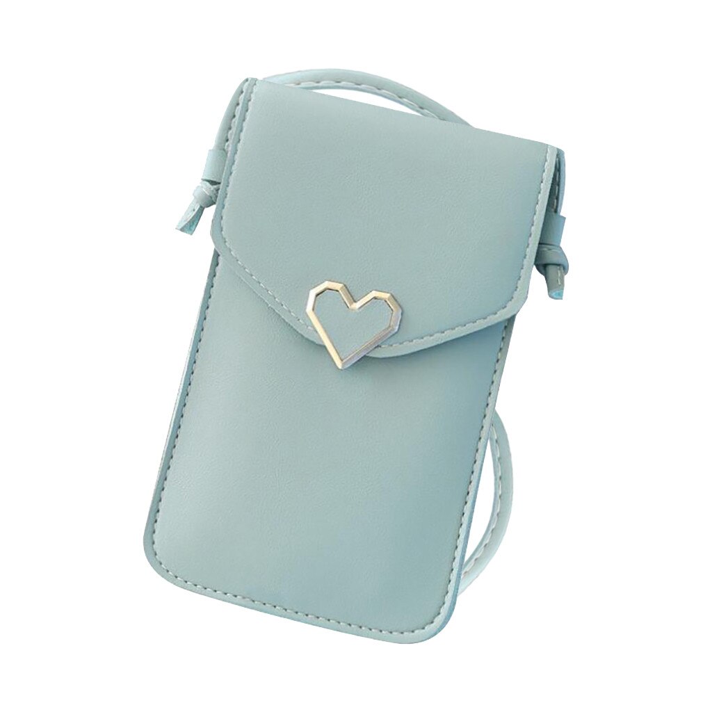 Bolsa de couro pu da moda para celular, bolsa de ombro com capa para celular iphone 11 pro max telefone universal,: B