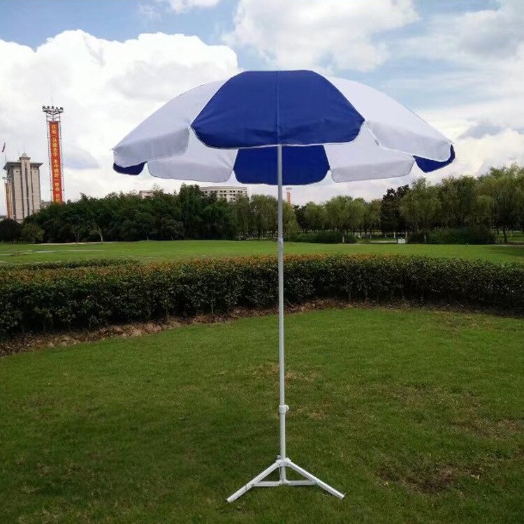 Outdoor fishing camping sunshade umbrella stand water sand fill plastic umbrellas support tripot quad steel structure