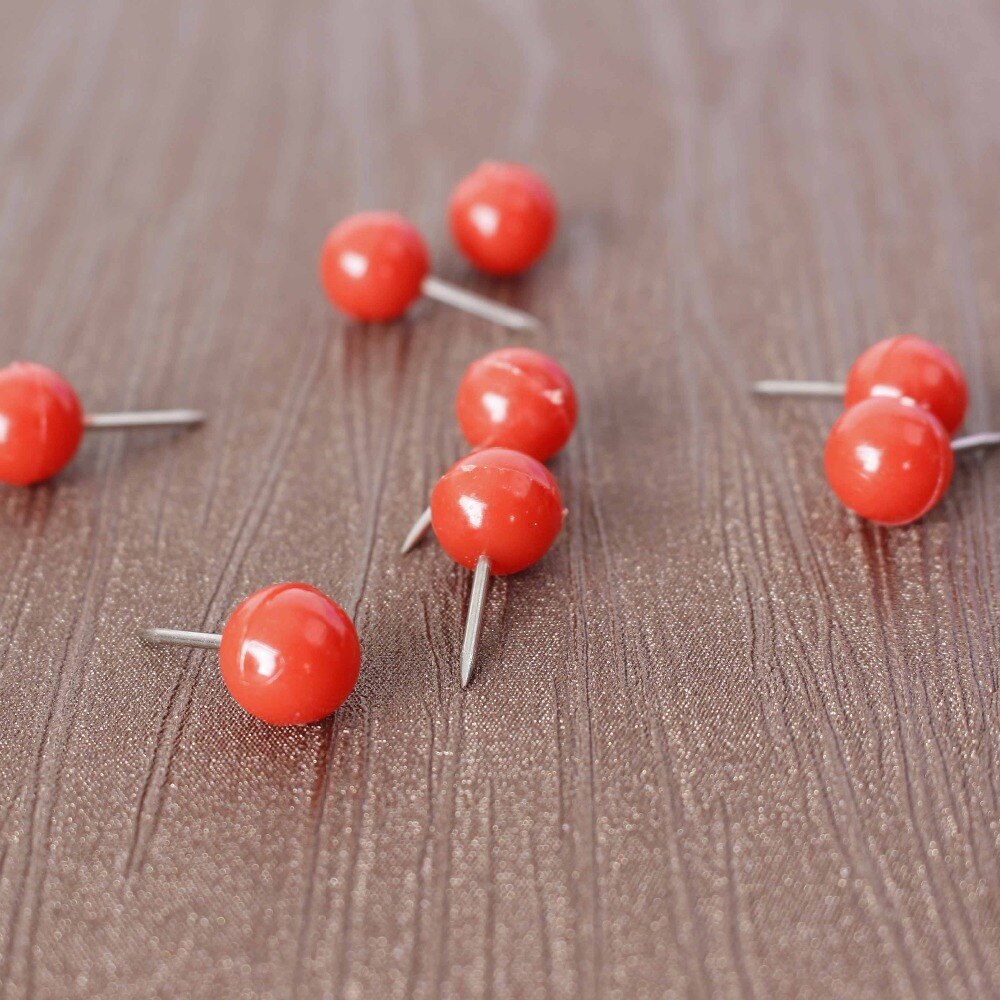 push thumb thack tables pushpin paper map messages board of capped drawing point from drawing 80pcs/pck