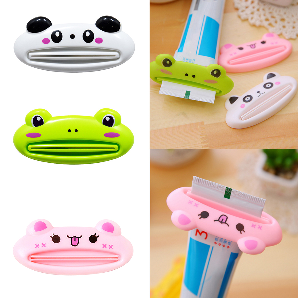 Badkamer Tube Squeezer Cartoon Tandpasta Dispenser Rolling Holder Tandenborstelhouder Keuken Badkamer Decoratie Accessoire