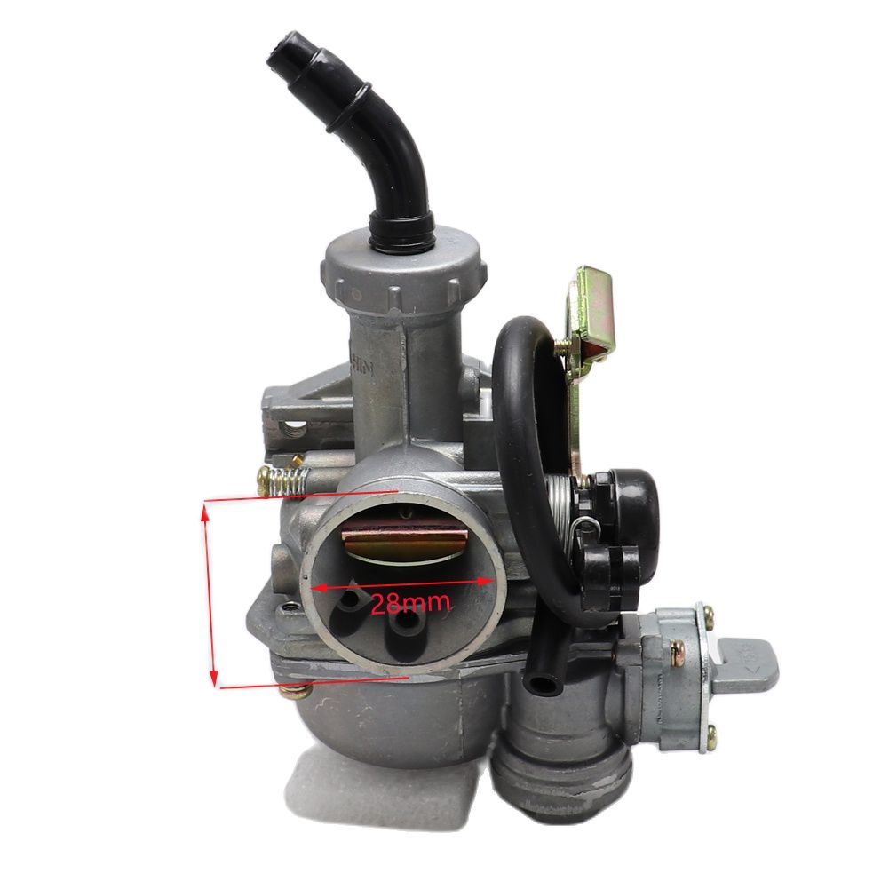 Carburador de motocicleta PZ20, Cable de mano, 20mm, con interruptor de aceite para moto de cross 50cc-125cc