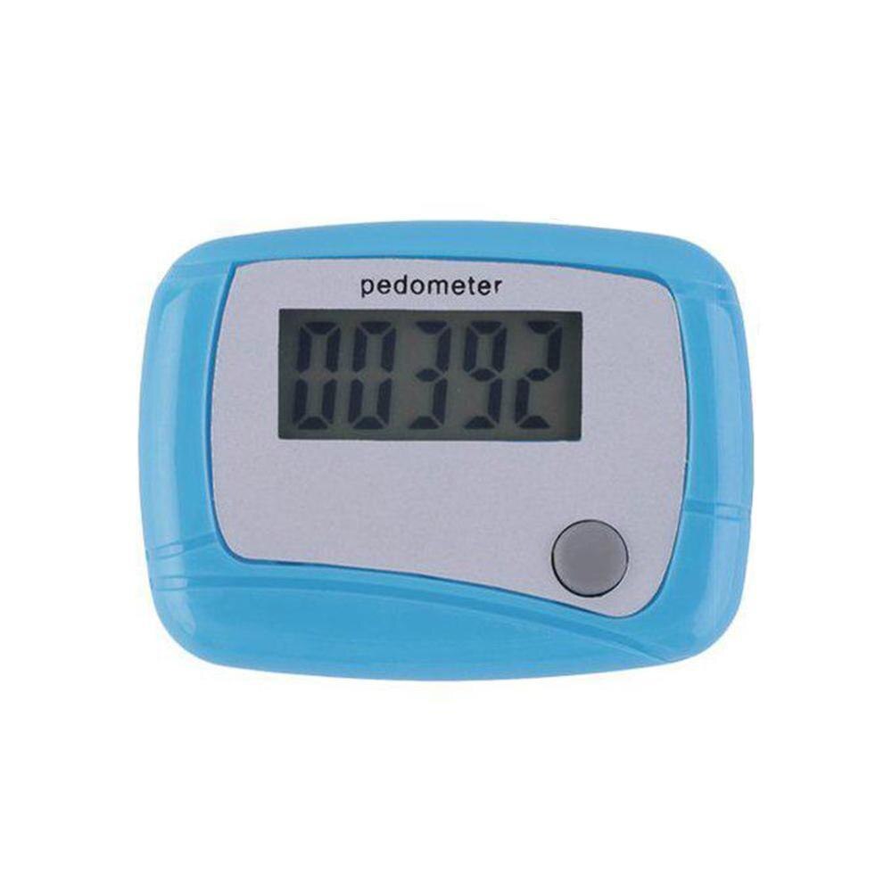 LCD Pedometer Step Calorie Kilometer Counter Walking Pocket Run Digital Distance Clip Mini J5A2