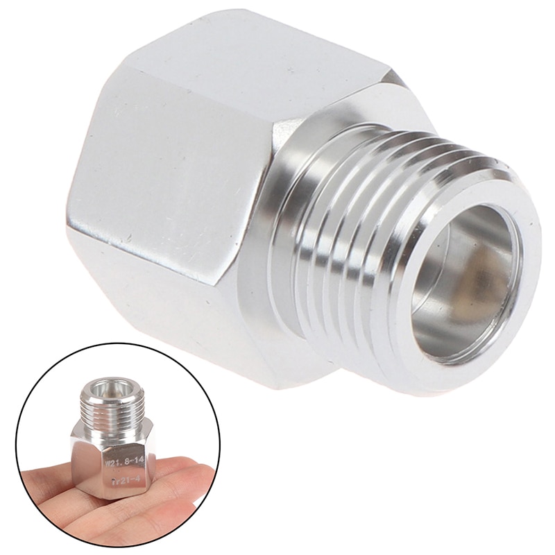 regulador de cilindro de Co2 de hilo de SodaStream adaptador hembra CGA320 a macho w21,8 para peces de acuario