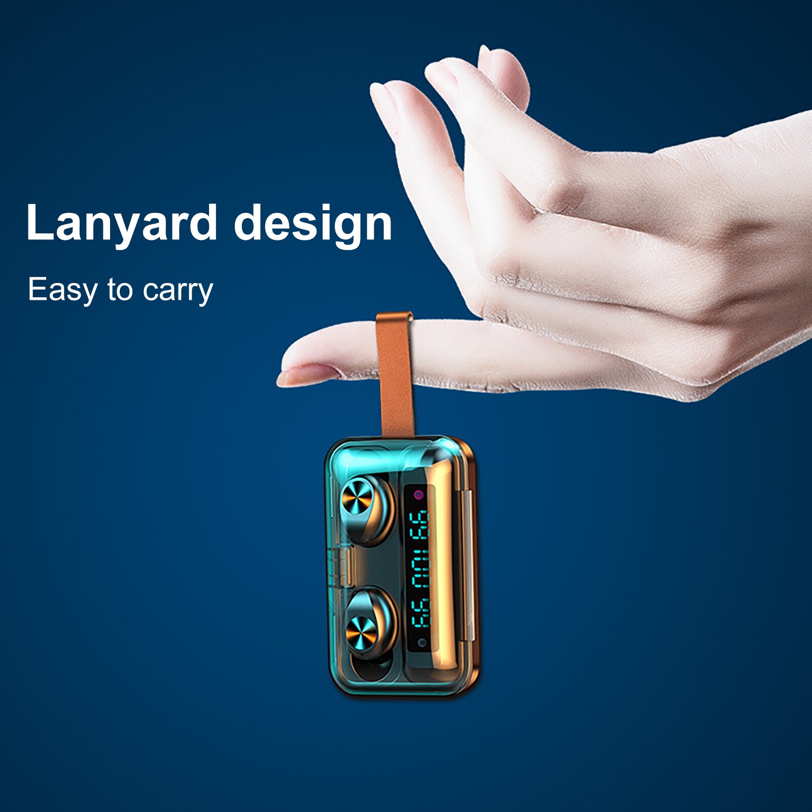 True Wireless Earphones TWS Waterproof Earbuds Bluetooth 5.0 Smarts Touch 9D Stereo Earphones For Phone Headsets With Microphone