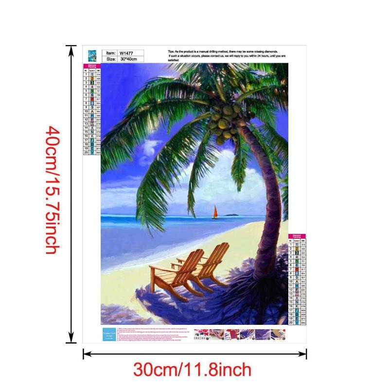 5D DIY Volledige Boor Diamant Schilderij Landschap Kruissteek Mozaïek Craft Kits Diamant Schilderij Tekening voor Thuis en Party Decor: D