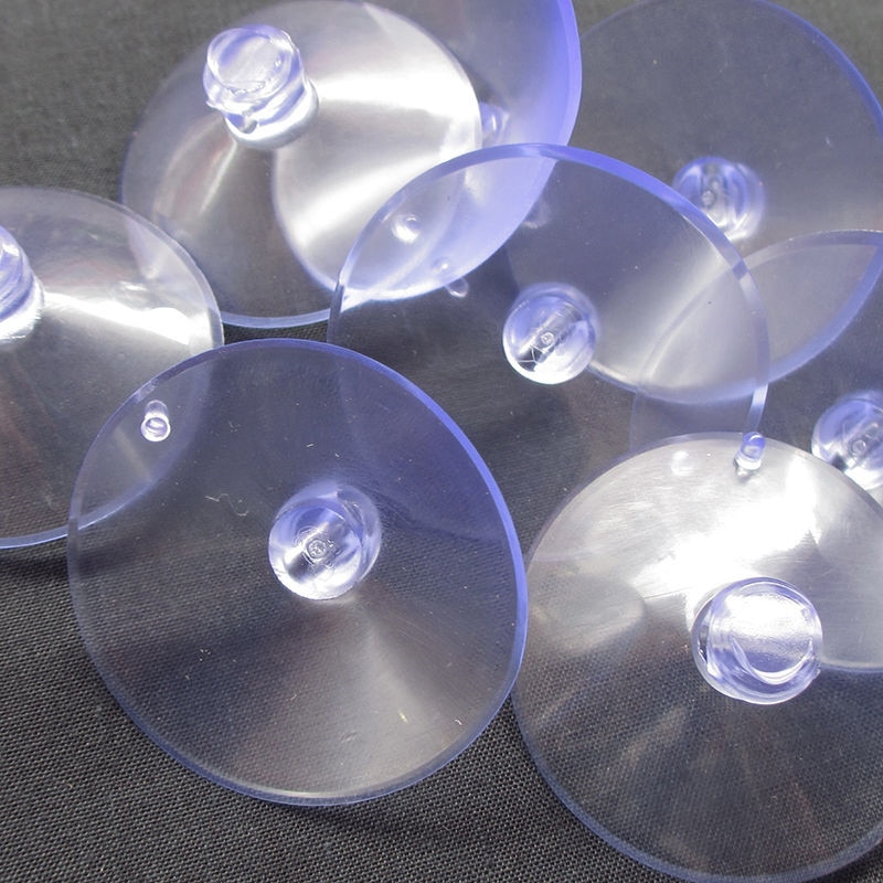 25/30/35/40/45/50/60mm 5/20pcs otário ventosas plástico cogumelo almofadas gancho pendurar janela parede telha decoração de casamento