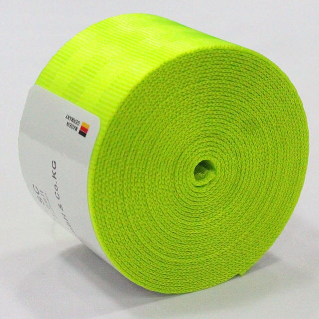 3.6 meter autogordelband auto gemodificeerd 3c standaard gecertificeerde kinderveiligheidsgordel auto accessoires 13 kleuren: Fluorescerend groen