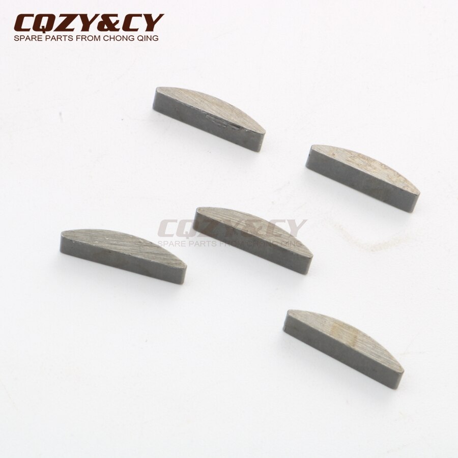 5PC KRUKAS WOODRUFF SLEUTEL 13X2.5X3MM voor Kymco Agility 50 Basic Carry Stad MMC Een RS Naked Bet & Win CX Calypso 50cc 4-takt