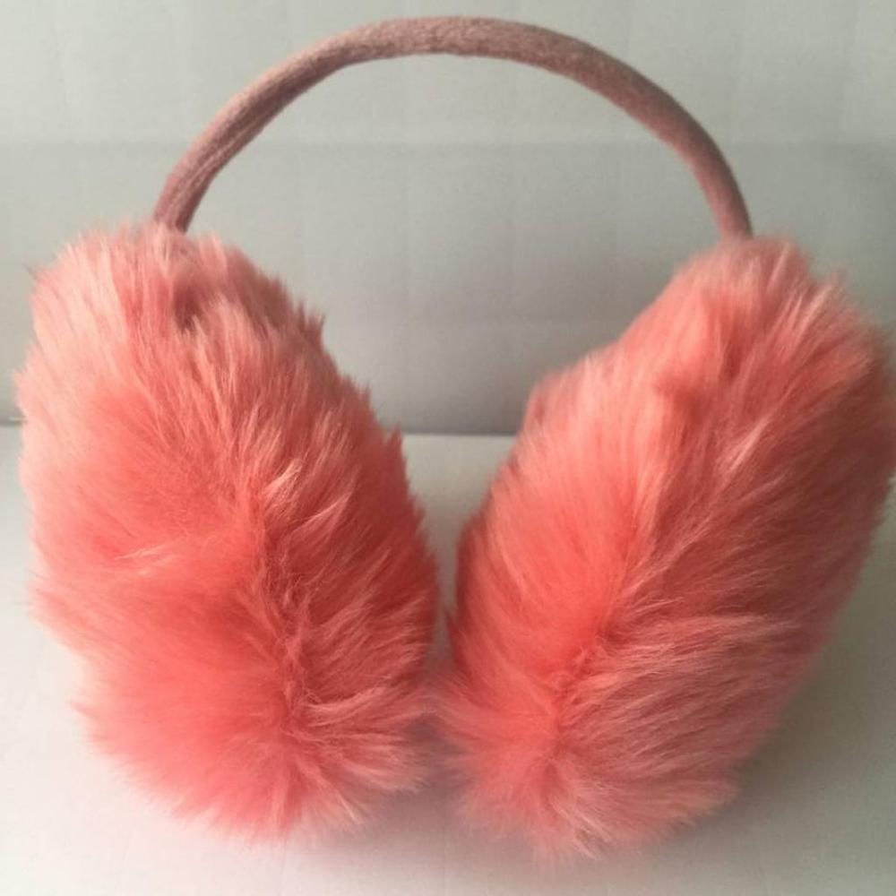 Adult Men Women Fur Headphones Winter Warm Headphones Cute Plush Winter Earmuffs Headphones For Women Ear Cover Ear Flap Muffs: 9
