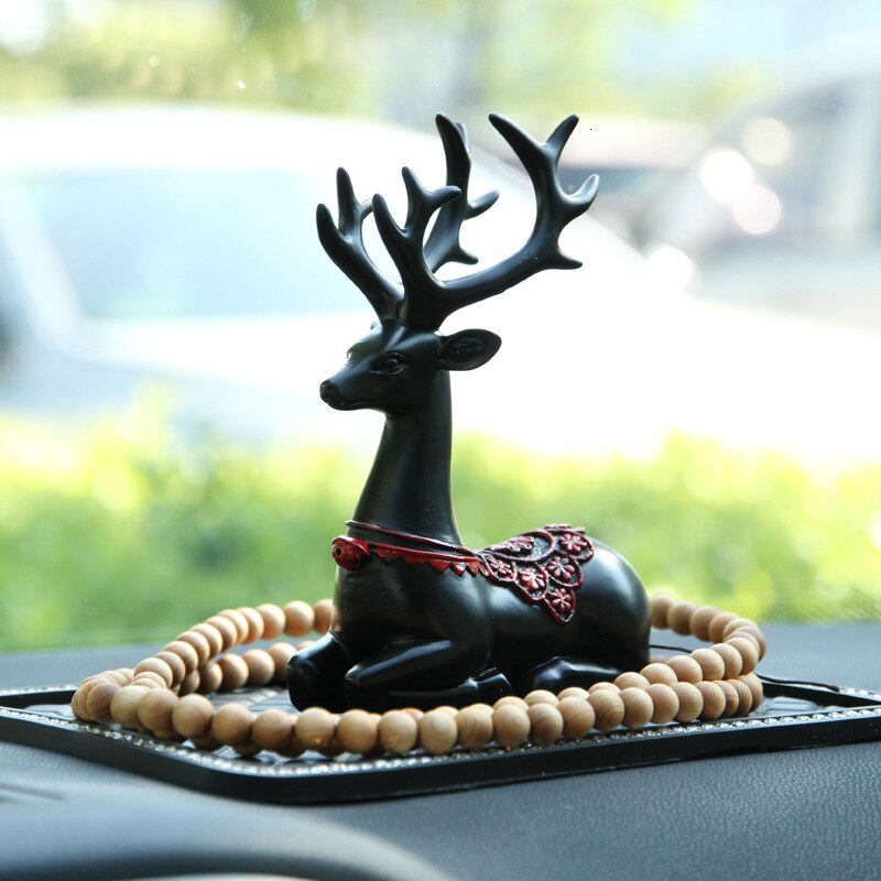 Pendentif de voiture Transparent cristal flocons de neige décoration Suspension ornements soleil receveur fleur suspendus garniture de noël: D Black Red