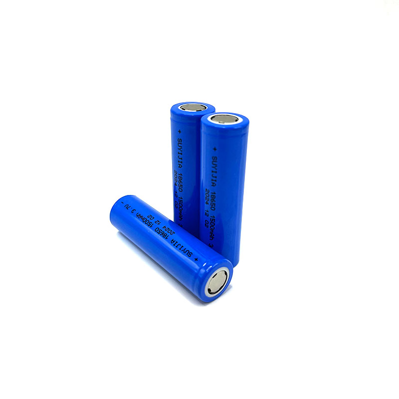 Batterie Lithium-ion Rechargeable 18650 1500mAh, 3.7V, adaptée aux intercomètres, aux télécommandes, aux jouets, aux phares et aux ventilateurs