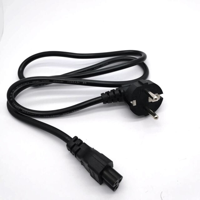 1x Durable 3-Prong 1.2m EU US AU UK 4Standards AC Power Supply Adapter Cord Cable Lead Charging Line Wires For PC Laptop: EU