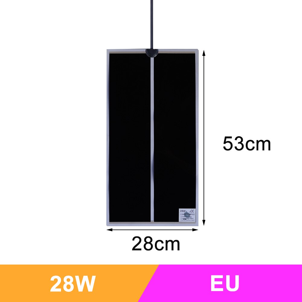 Almohadilla calefactora con regulador ajustable de temperatura, esterilla para incubar terrario, Reptiles, esterilla de calor de 5-35W: 28W Power(EU Plug)