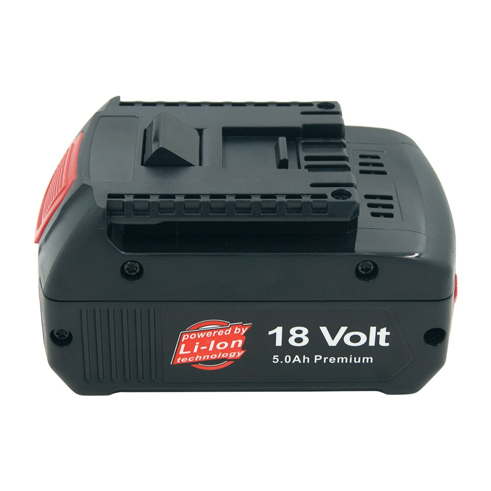 5.0ah/6.0ah/8.0ah 18v li-ion batteri til bosch bat 609 bat 610g bat 618g bat 619 bat 621 bat 620 ledningsværktøj led-indikator: 5000 mah