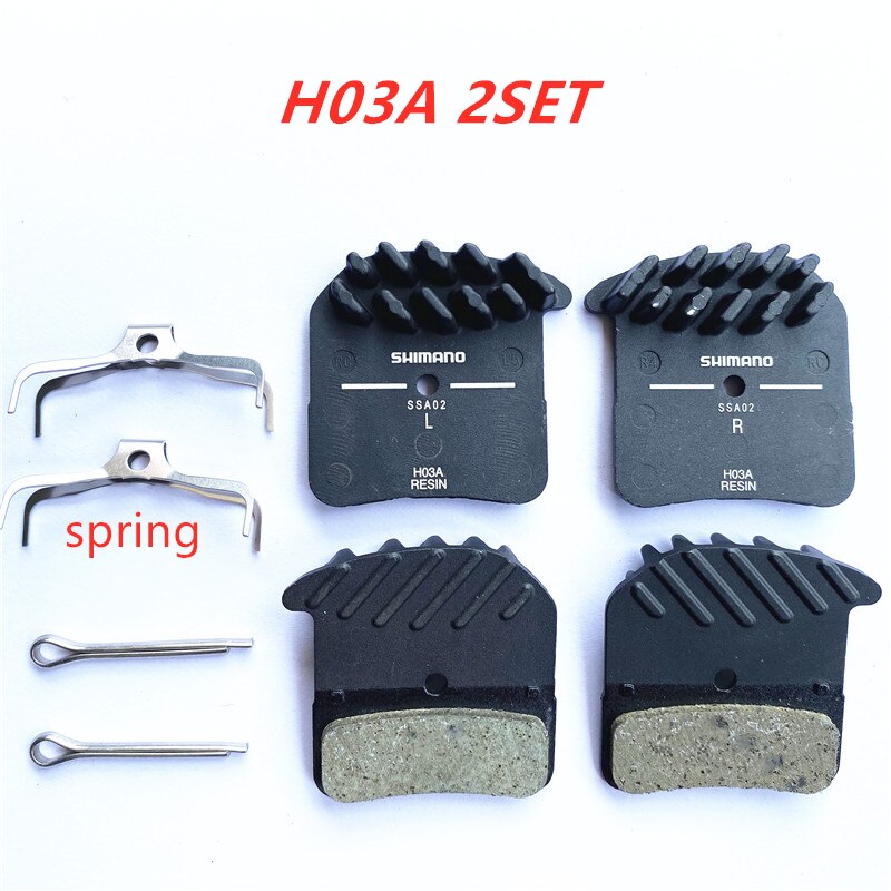 H03A Pastiglie de DEORE XT SAINT ZEE DEORE H01A H03C Aletta Di Raffreddamento del Ghiaccio de la tecnología de freno montaña