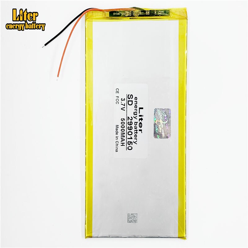 2990150 5000MAH 3.7V 7,8,9 pollici batteria ai polimeri di litio batteria agli ioni di litio Con tablet di Alta Qualità