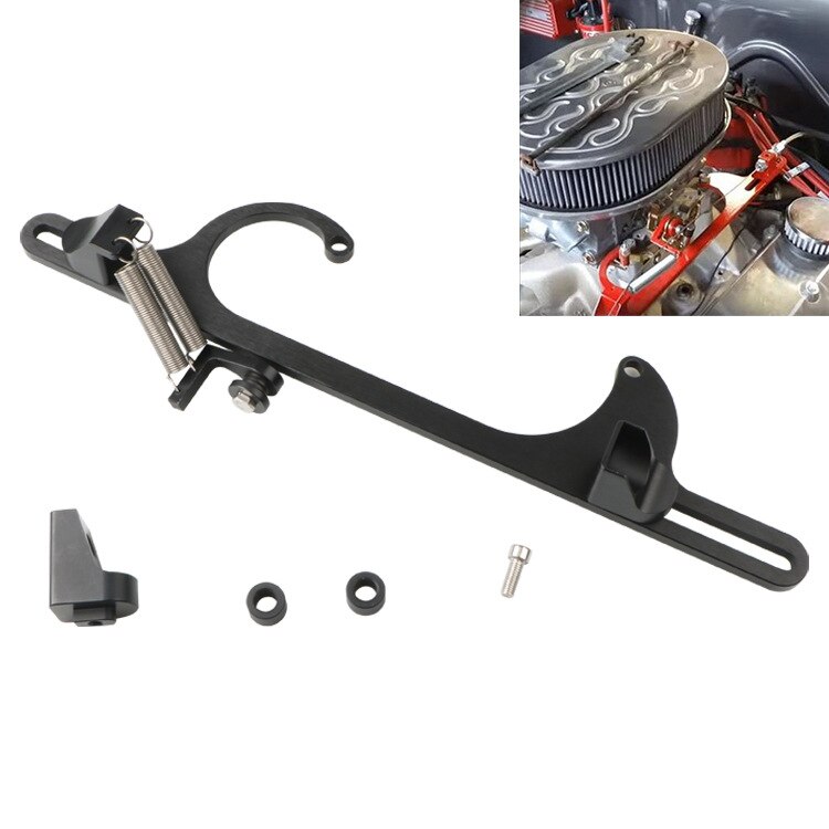 Car Modification Throttle Base Throttle Bracket Bracing Wire Base Aluminium Alloy Throttle Zipper