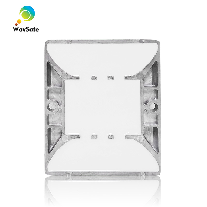 Flash modus road veiligheid aluminium blauw LED licht zonnepaneel prijs LED weg stud licht