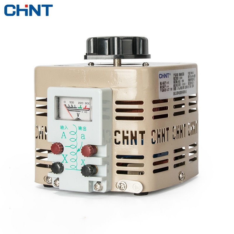 CHINT Voltage Regulator Verstelbare Transformator 500 w 220 v eenfase 0 v-250 v TDGC2-0.5KVA
