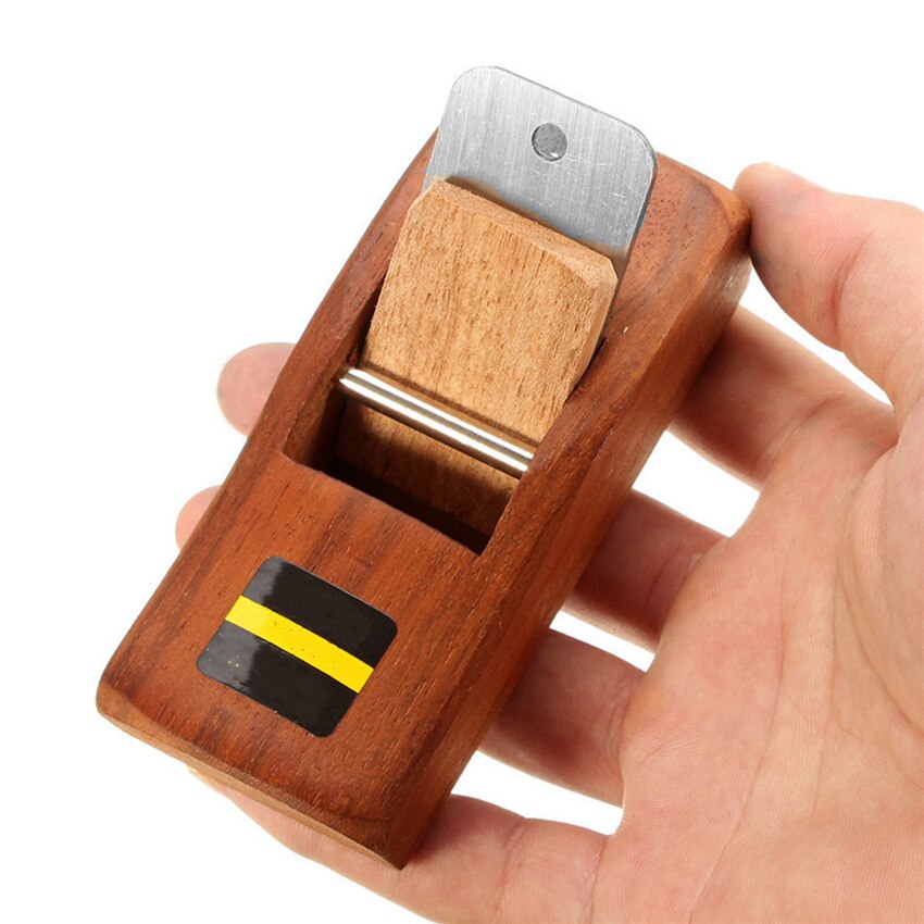 1 stk mini træhøvl håndhøvl med flad bund og metalklinge til træhåndværk træbearbejdningsværktøj gør-det-selv-skubbehøvl