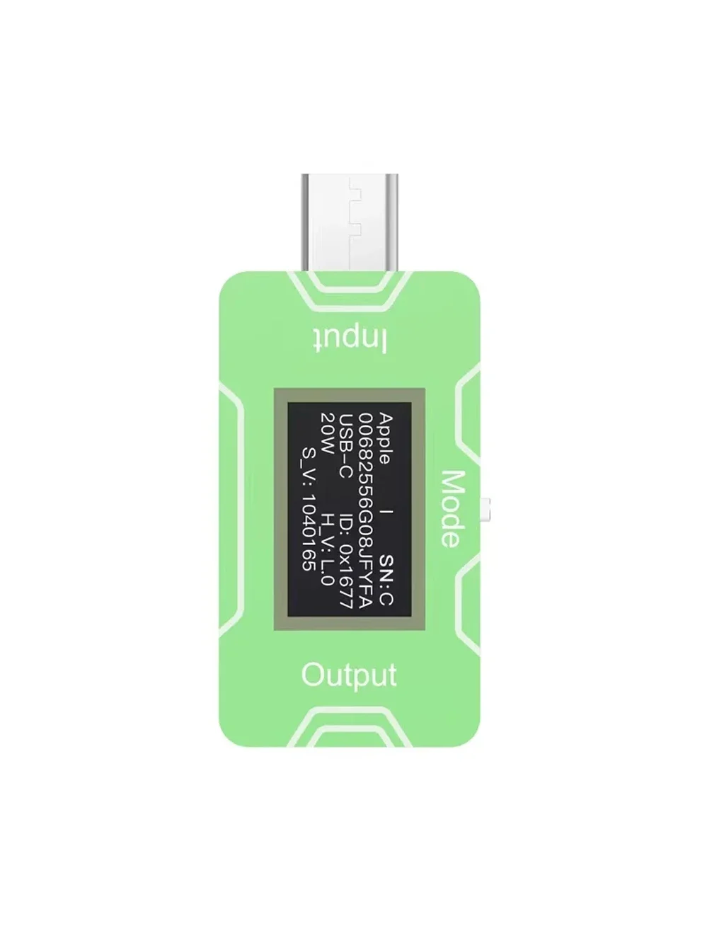 JCID JC CT02 PD Charger Detector Fast USB-C Tester Voltage Current Power Test HD OLED Screen Real Time Monitoring Tester: Default Title