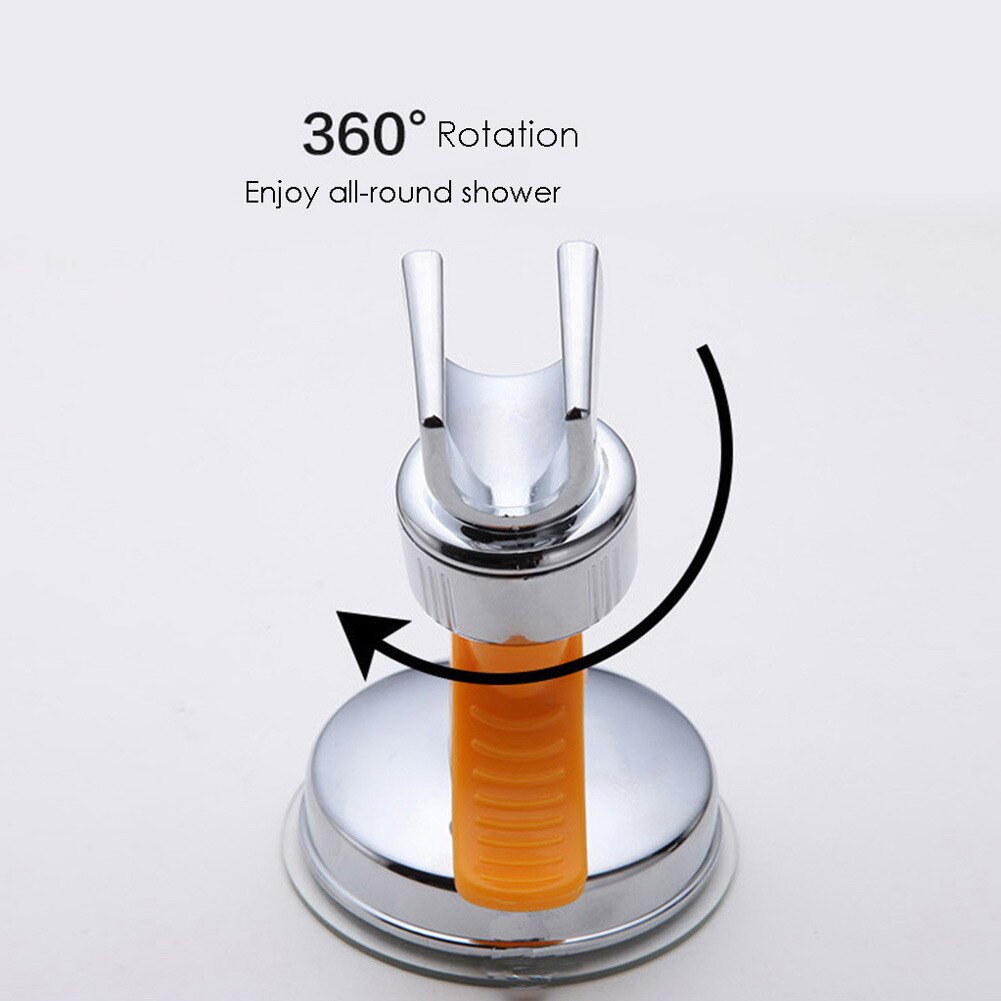 Universal justerbar badeværelses brusehovedholder beslag holder vægmonteret sugekop bruser holder til badeværelse