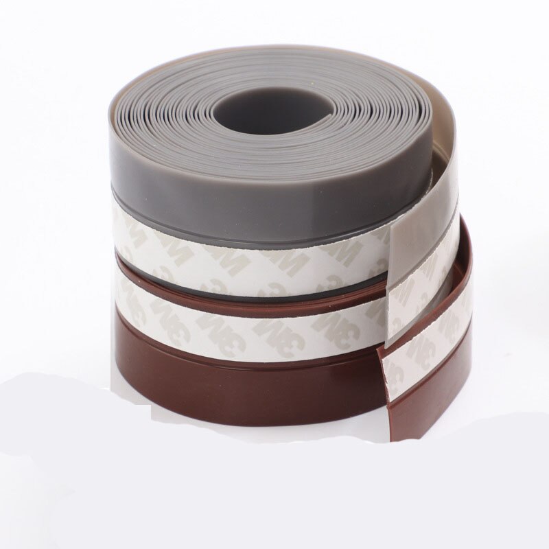 5M Door Bottom Seal Strip Weather Window Rubber Seal Weatherstrip Windproof Dust Self Adhesive Door Windshield Sealing Tape