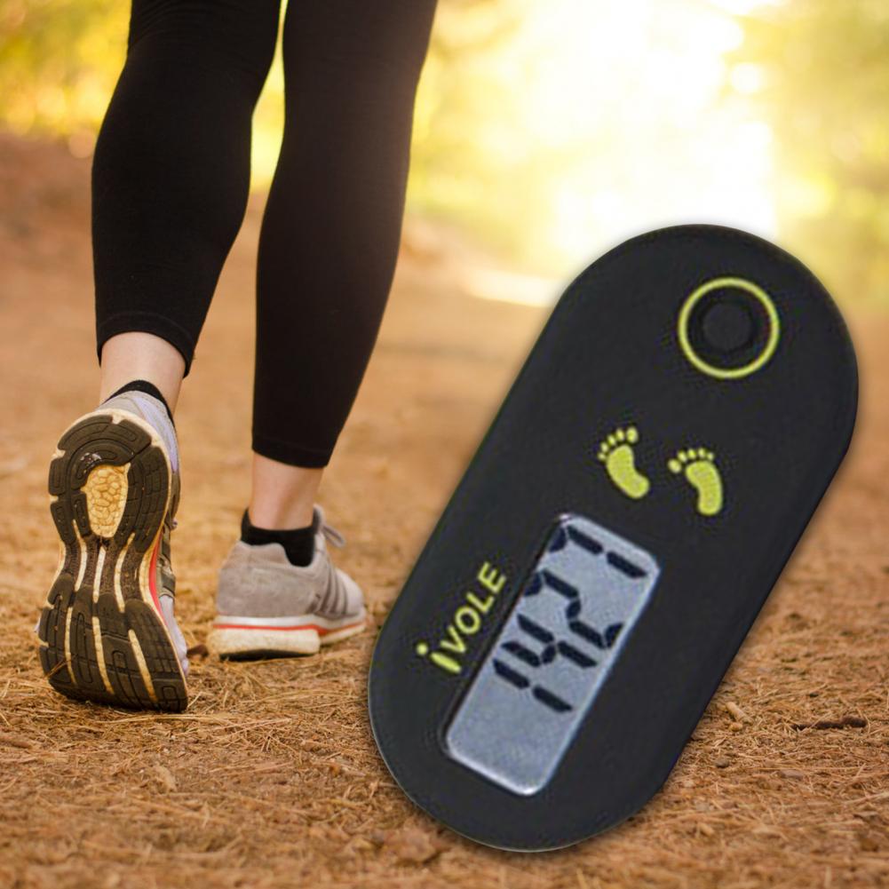 Digital Pedometer Easy to Carry Clear Screen Simple Walking 3D Digital Pedometer for Exercise