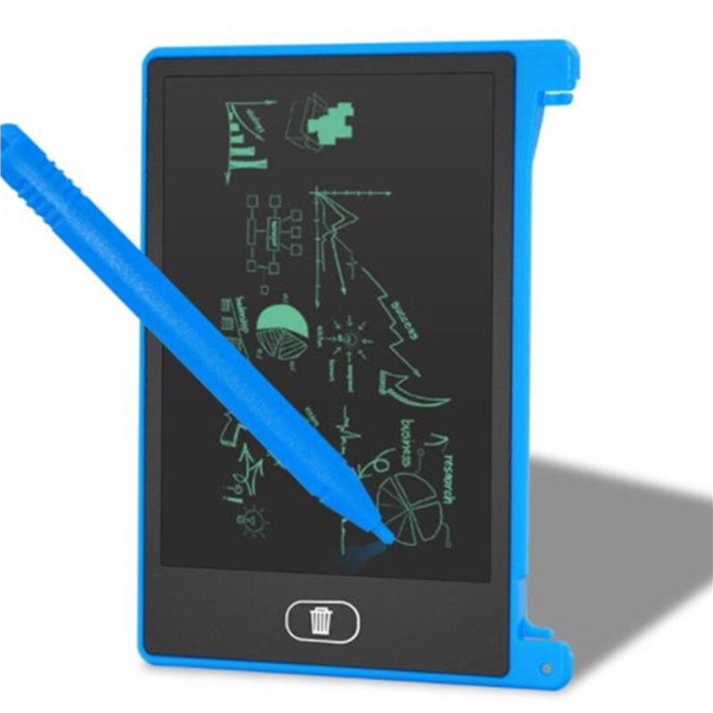 Schrijfbord Digitale Lcd Notepad Kids Eletric Tekening Kantoor Board Schrijven School Display Board Kantoorbenodigdheden: Blauw