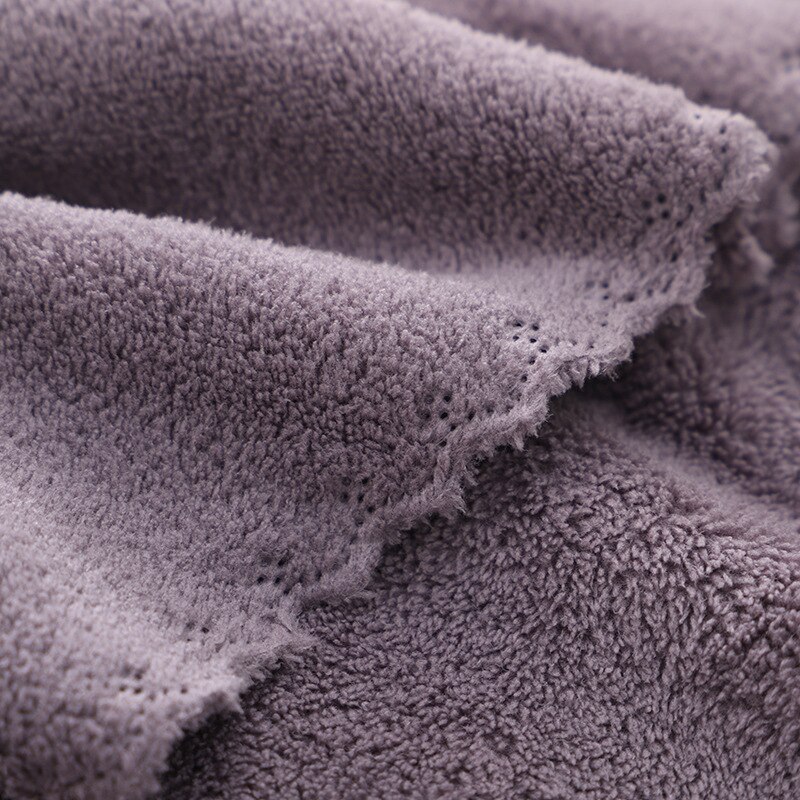 2PCS 70X140cm+35X70cm Solid High Density Coraline Coral Velvet Towel Water Absorption Soft Bathroom Towel Sets for Adults