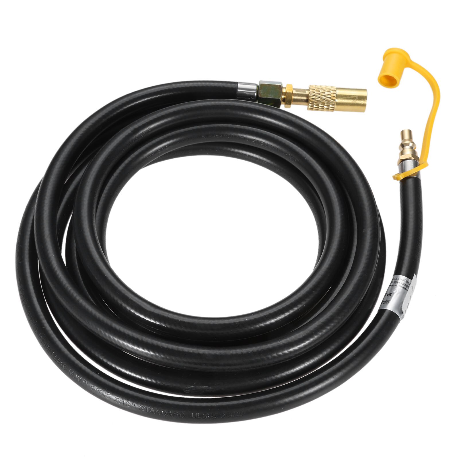 12Feet Low Pressure 1/4" Quick Connect Disconnect Plug RV Trailer Propane Extension Hose for Coleman Roadtrip LXE Portable Grill