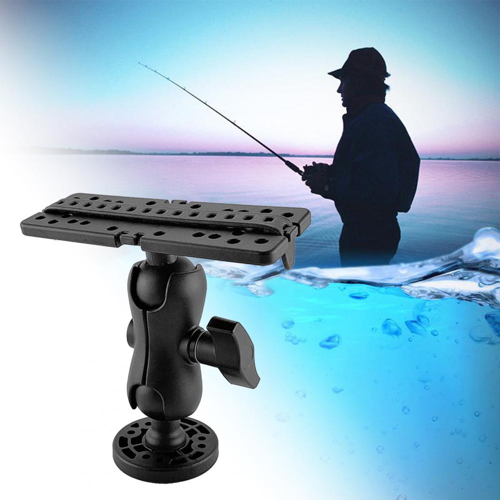 Fishfinder 360 Graden Ronde Gemonteerd Beugel Vis Finder Tool Swivel Bal Mount Base Fishfinder Gps Plaat Roterende Vis Detector